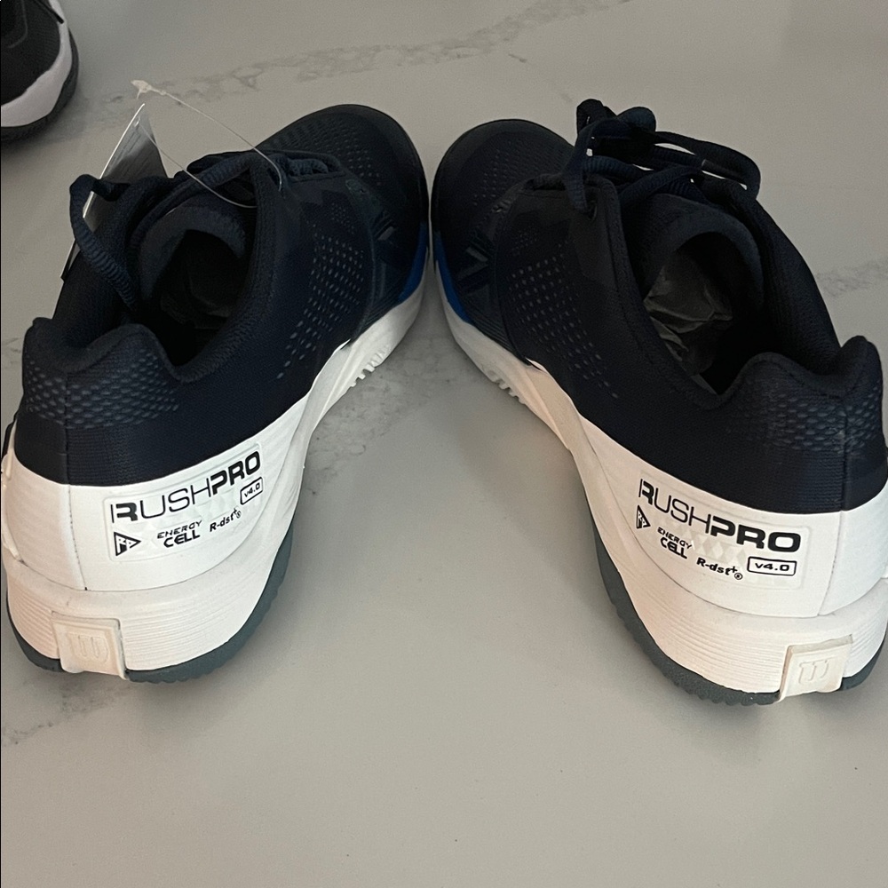 Wilson Navy and White Tennis Shoes - Picture 2 of 4